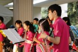 2015年10月11日(日）名古屋経済大学の大学祭「第13回名経祭」二日目　ブランスバンド部の演奏
