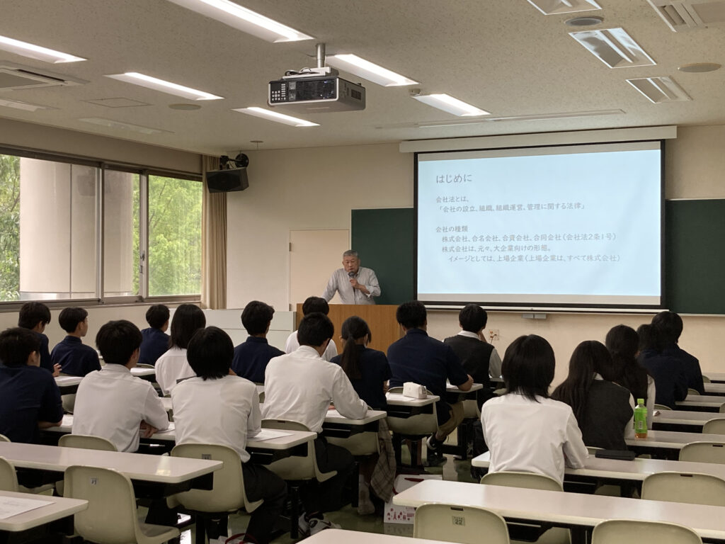 愛知県立犬山総合高等学校1年生対象 大学見学会を実施しました